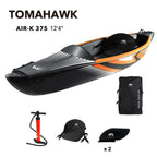 Clear Water Tomahawk 12'4" Solo Expedition Inflatable Kayak