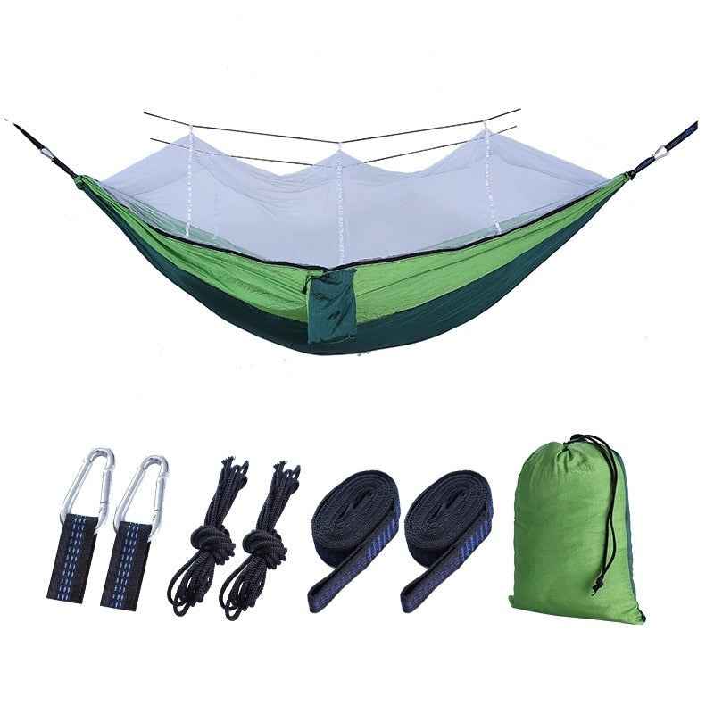 The Sentry: 210T Ripstop Mosquito-Shield Hammock