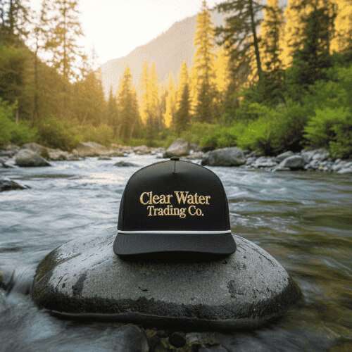 No. 01 - The Source - Clear Water Trading Co. - Rope Brim Trucker