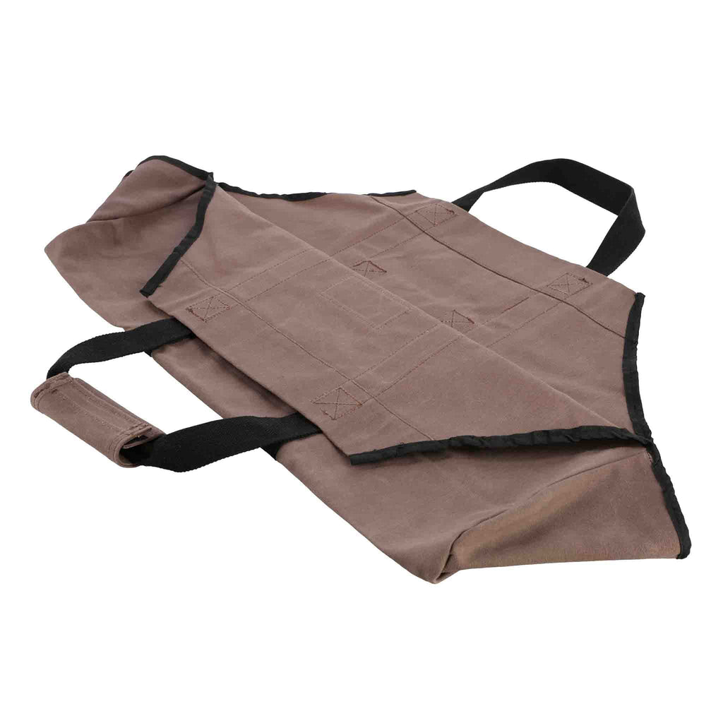 The Mayflower: Heavy-Duty Waxed Canvas Log Carrier