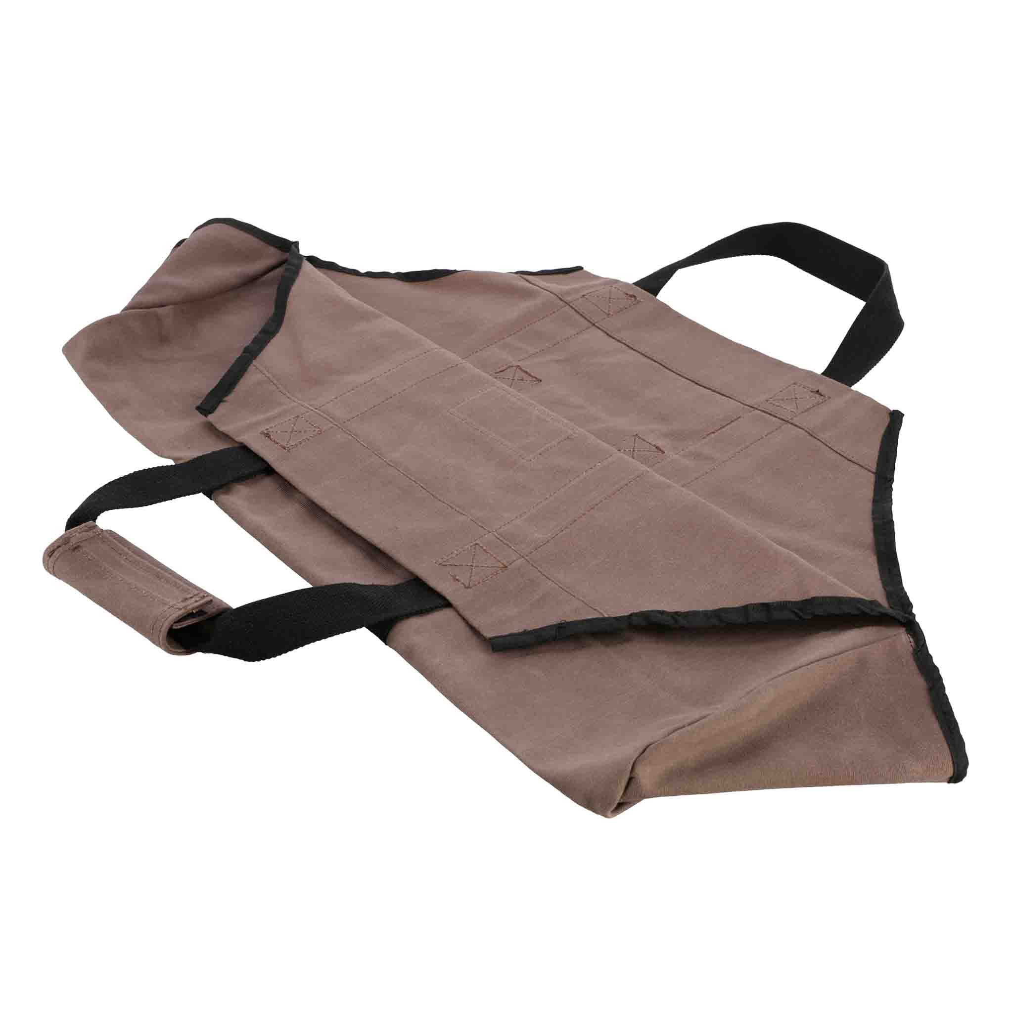 The Mayflower: Heavy-Duty Waxed Canvas Log Carrier