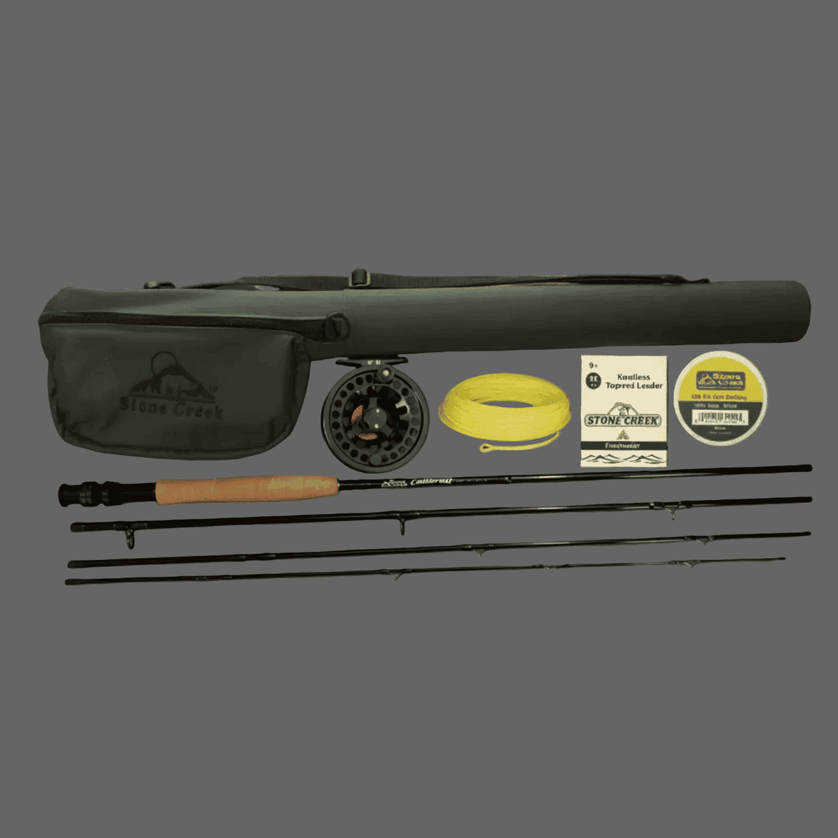 High Modulus, Graphite Fly Fishing Rod and Performance Reel Combo Outfit Setup (3wt - 6wt) - Clear Water Trading Co.