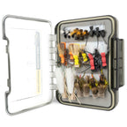 arrangement of artificial flies for fly fishing