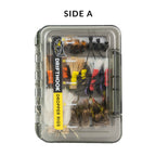 Packaged Drifthook dropper rigs with various fly options on a white background
