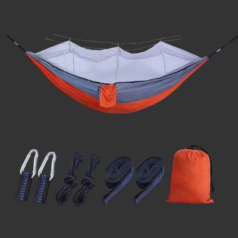 The Sentry: 210T Ripstop Mosquito-Shield Hammock