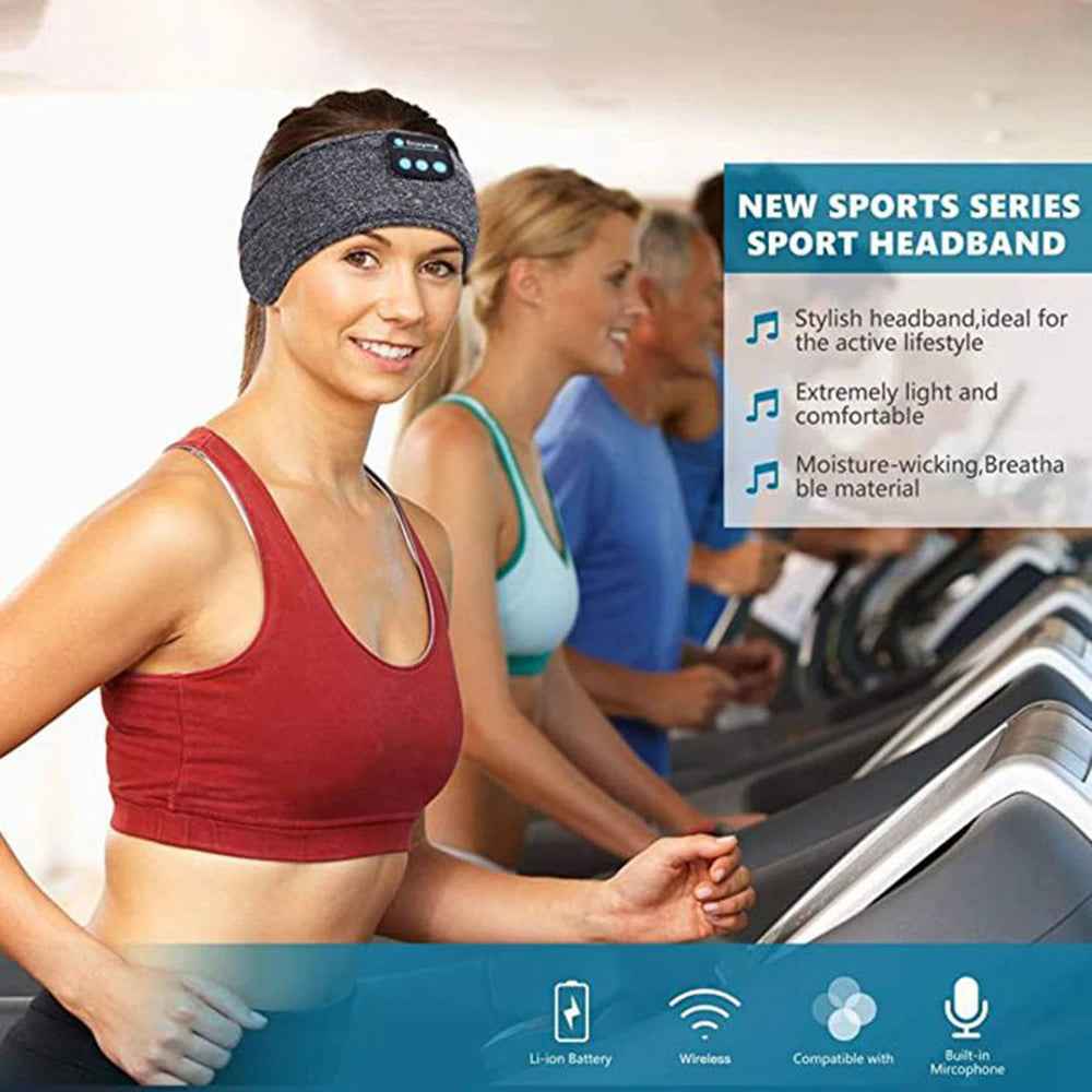 Bluetooth Sleep Eye Mask Headband for Music, Sports, and Yoga Calls