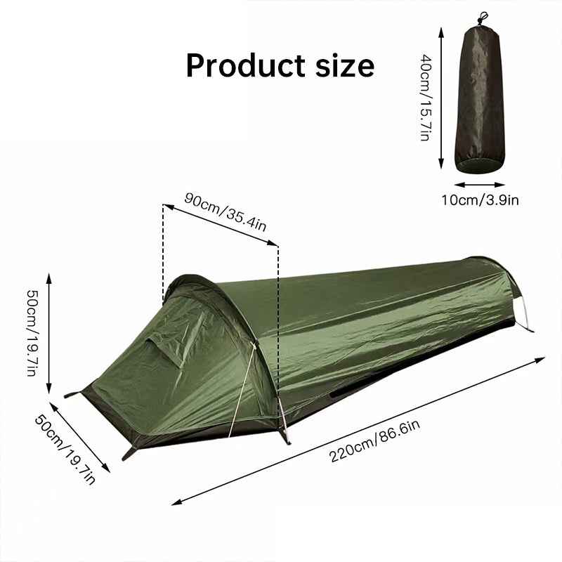The Python Single Person Tunnel Tent for Ultimate Solo Camping Adventures