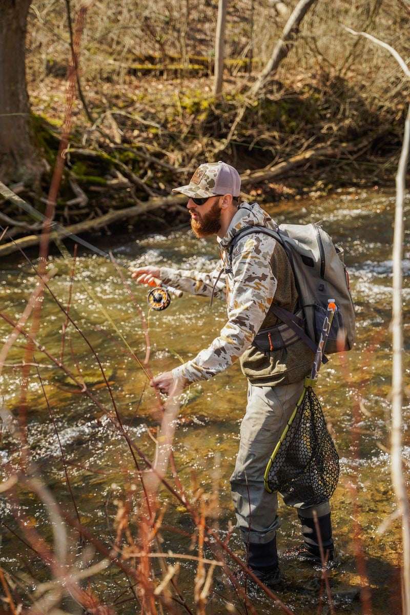 Catch Cam Wading Creek Net - Trout Fishing Landing Net