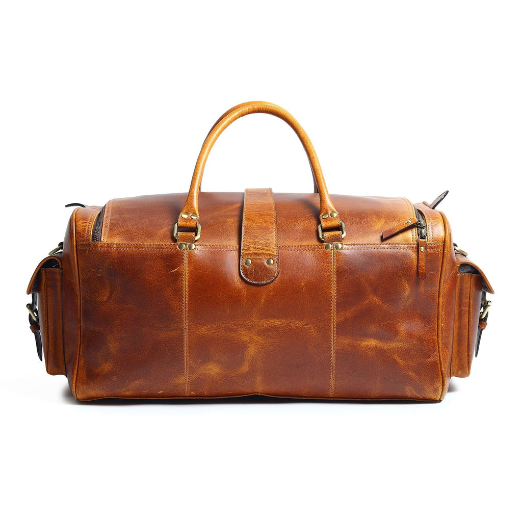Berlin Leather Weekender Duffle Bag - Built for the Rough - Clear Water Trading Co.
