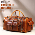 Berlin Leather Weekender Duffle Bag - Built for the Rough - Clear Water Trading Co.
