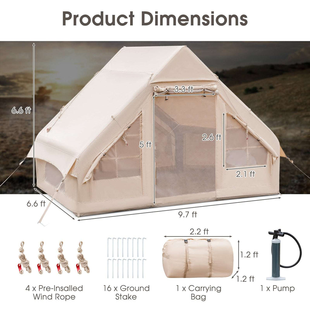 Inflatable Waterproof Camping Tent 4/6 People