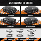 Clear Water Trading Co. — 21 cu ft Waterproof Rooftop Cargo Carrier