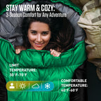 Clear Water Trading Co. — XXL Sleeping Bag for Big & Tall Campers