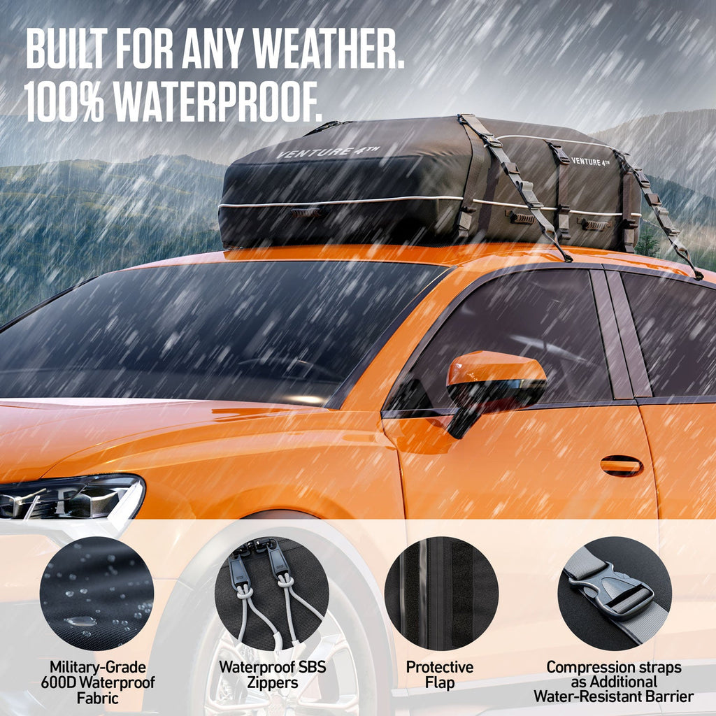 Clear Water Trading Co. — 21 cu ft Waterproof Rooftop Cargo Carrier