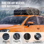 Clear Water Trading Co. — 21 cu ft Waterproof Rooftop Cargo Carrier