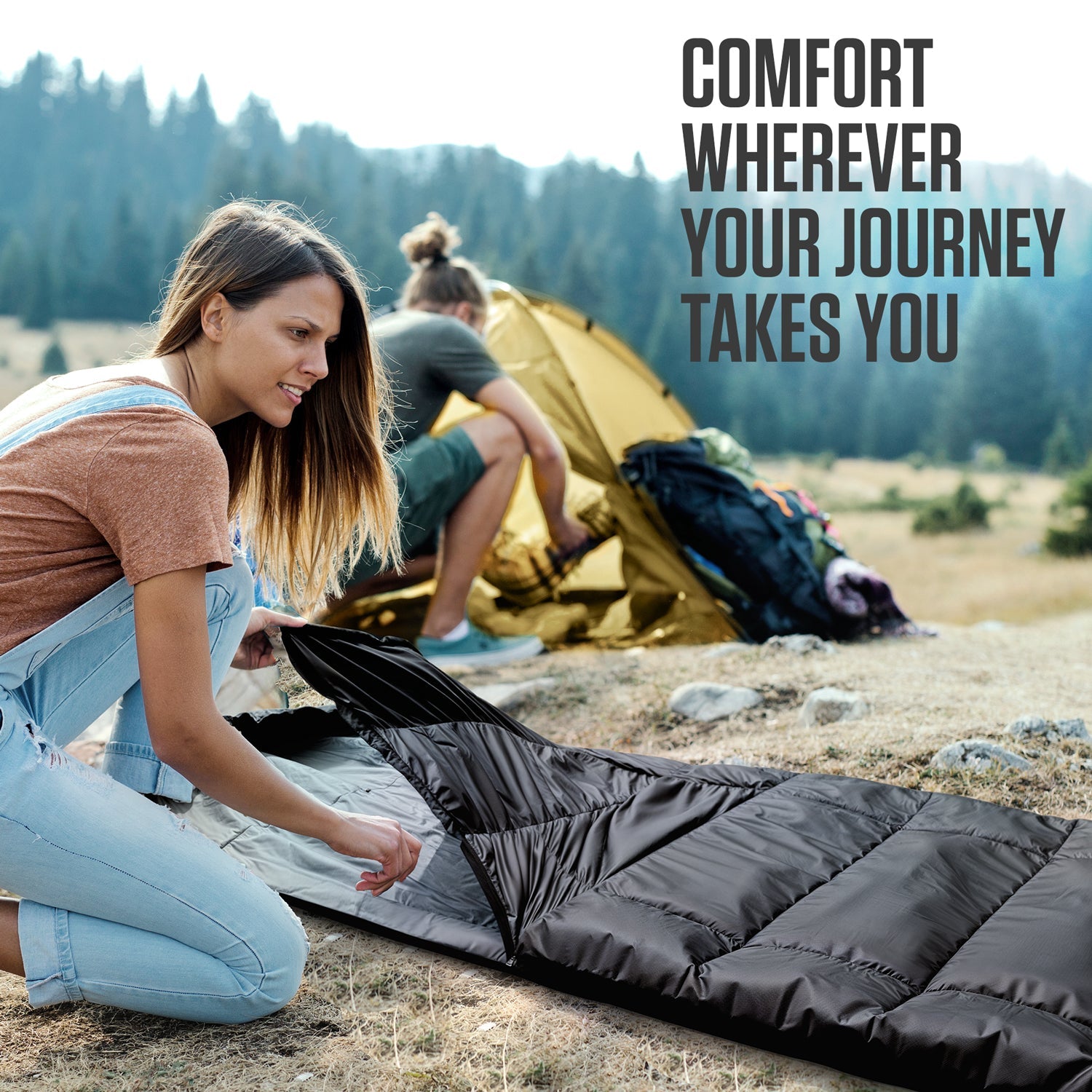 Clear Water Trading Co. — XXL Sleeping Bag for Big & Tall Campers