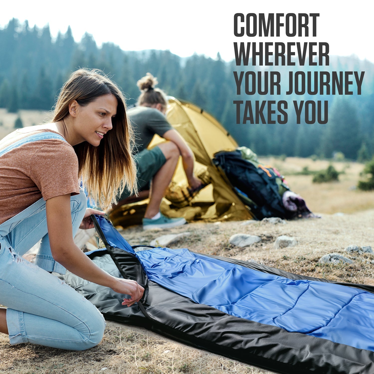 Clear Water Trading Co. — XXL Sleeping Bag for Big & Tall Campers
