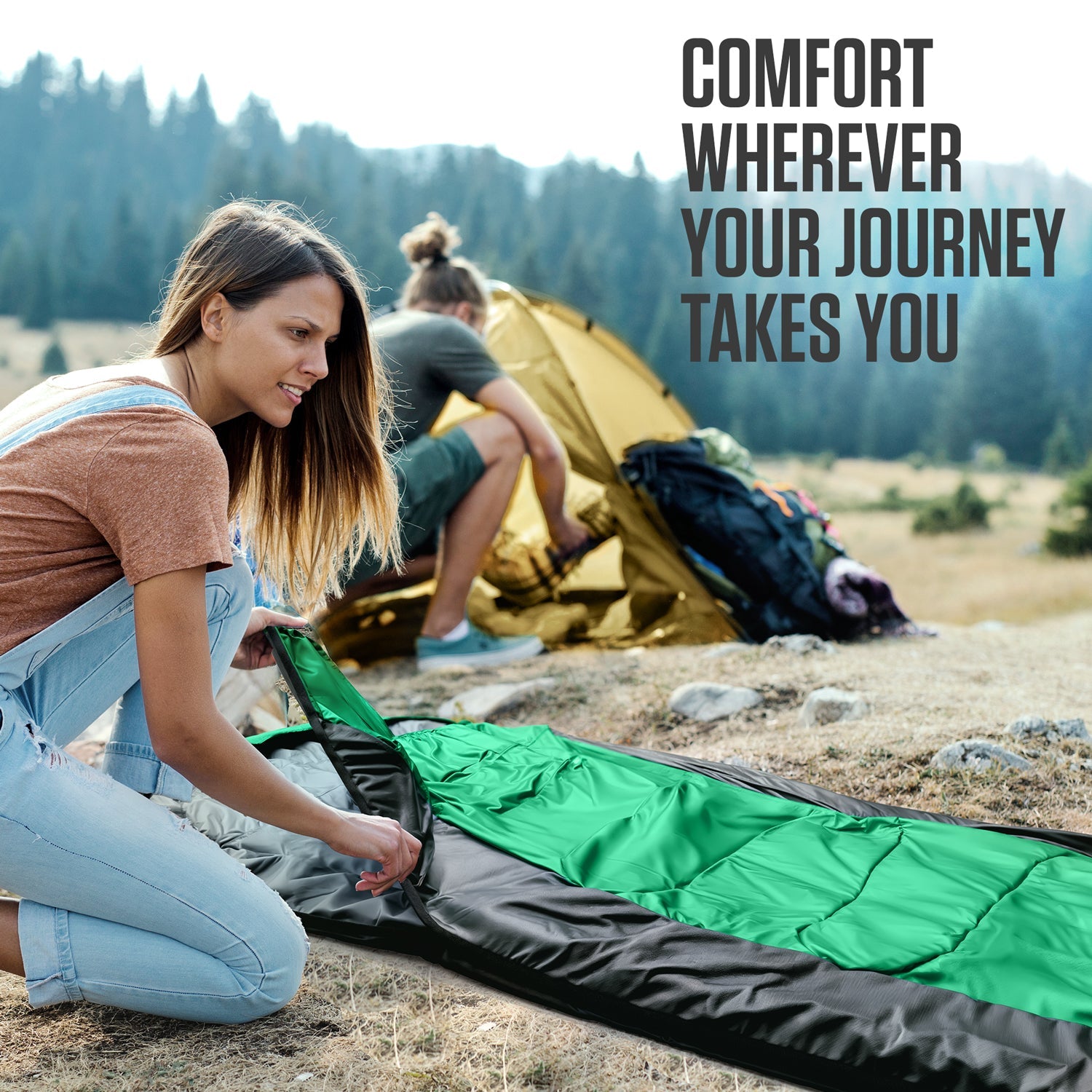 Clear Water Trading Co. — XXL Sleeping Bag for Big & Tall Campers