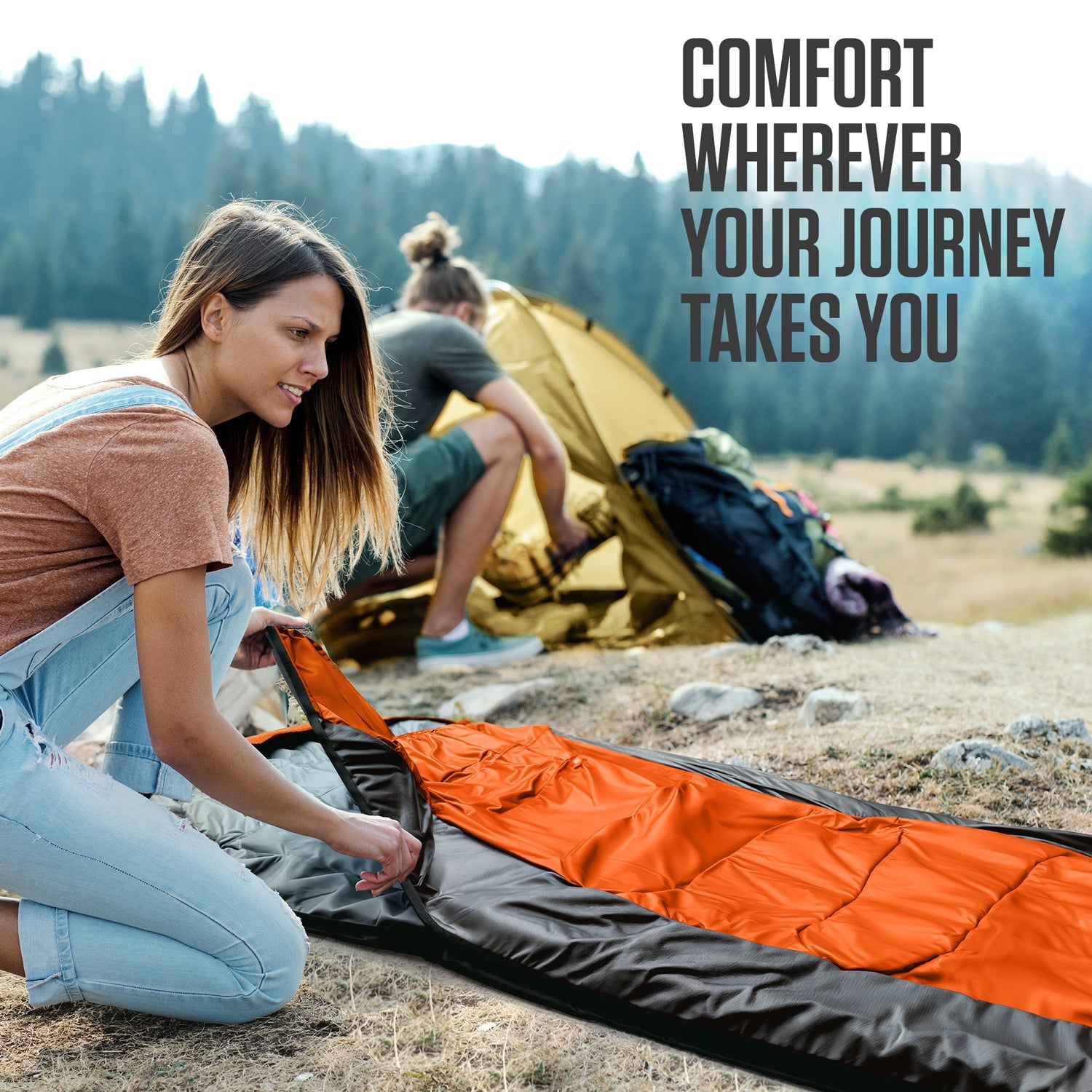 Clear Water Trading Co. — XXL Sleeping Bag for Big & Tall Campers