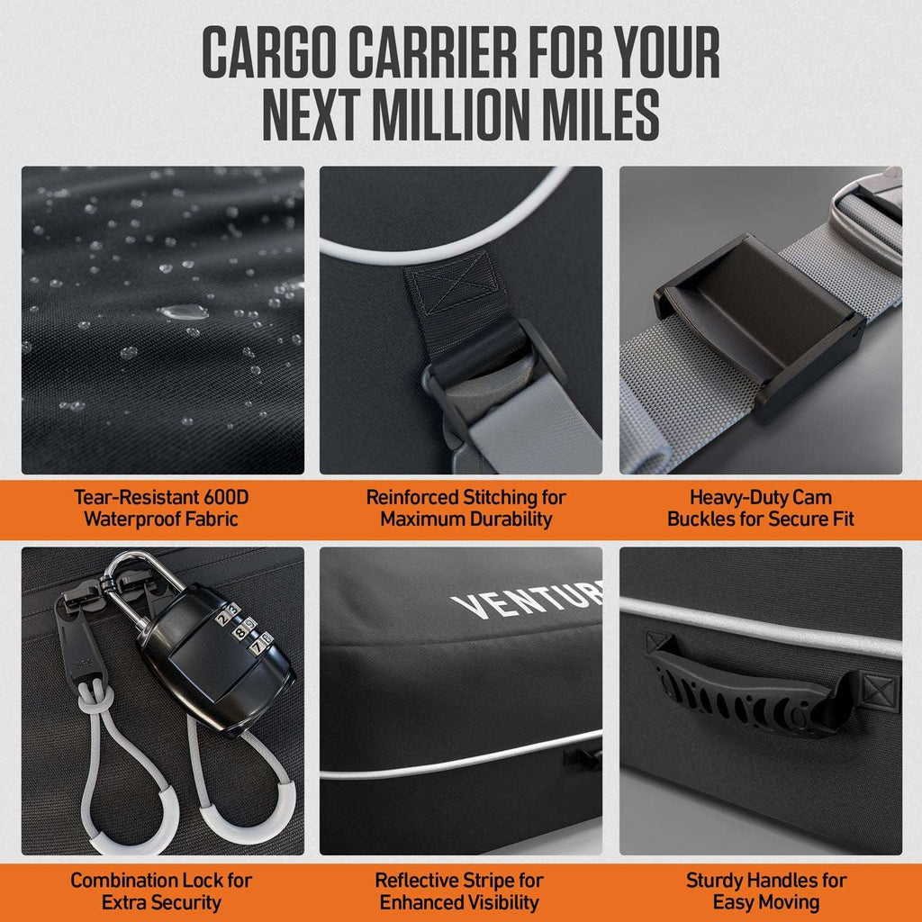 Clear Water Trading Co. — 21 cu ft Waterproof Rooftop Cargo Carrier - Clear Water Trading Co.