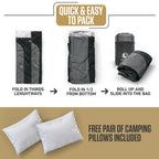 Clear Water Trading Co. — Double Sleeping Bag for Camping & Outdoor Adventure