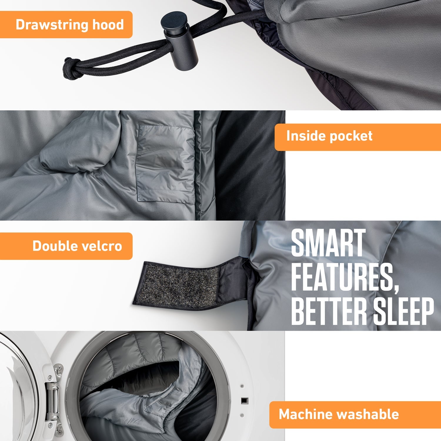 Clear Water Trading Co. — XXL Sleeping Bag for Big & Tall Campers