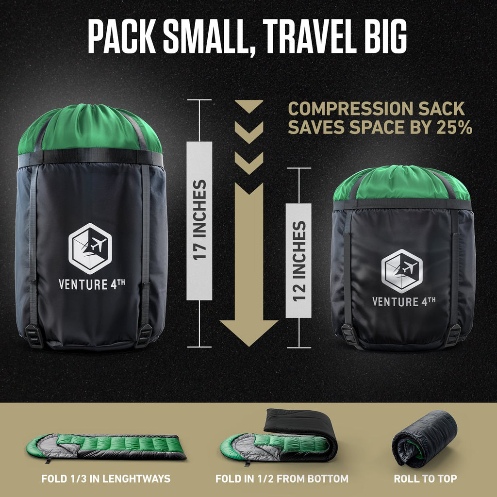 Clear Water Trading Co. — XXL Sleeping Bag for Big & Tall Campers