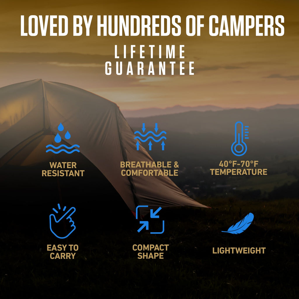 Clear Water Trading Co. — XXL Sleeping Bag for Big & Tall Campers