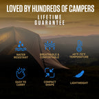 Clear Water Trading Co. — XXL Sleeping Bag for Big & Tall Campers
