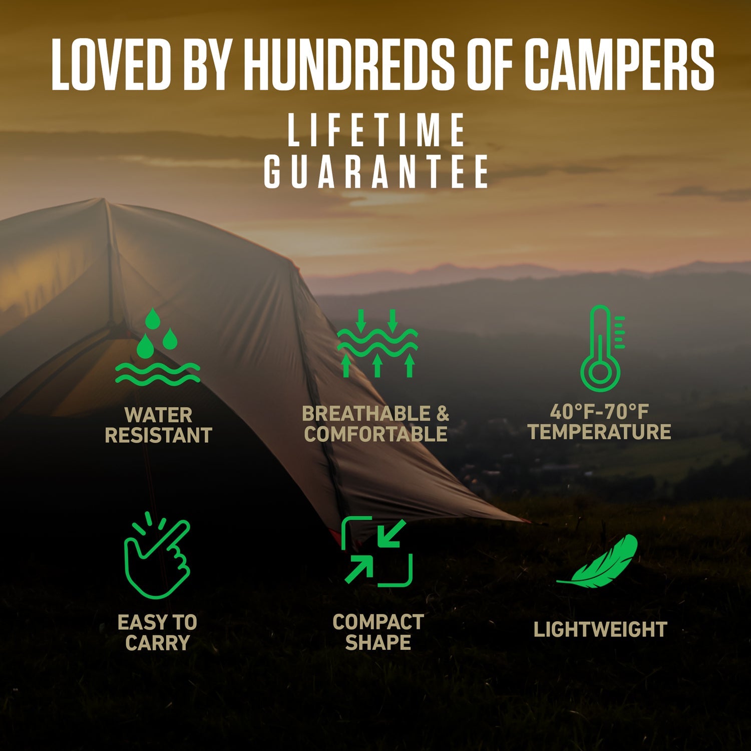 Clear Water Trading Co. — XXL Sleeping Bag for Big & Tall Campers