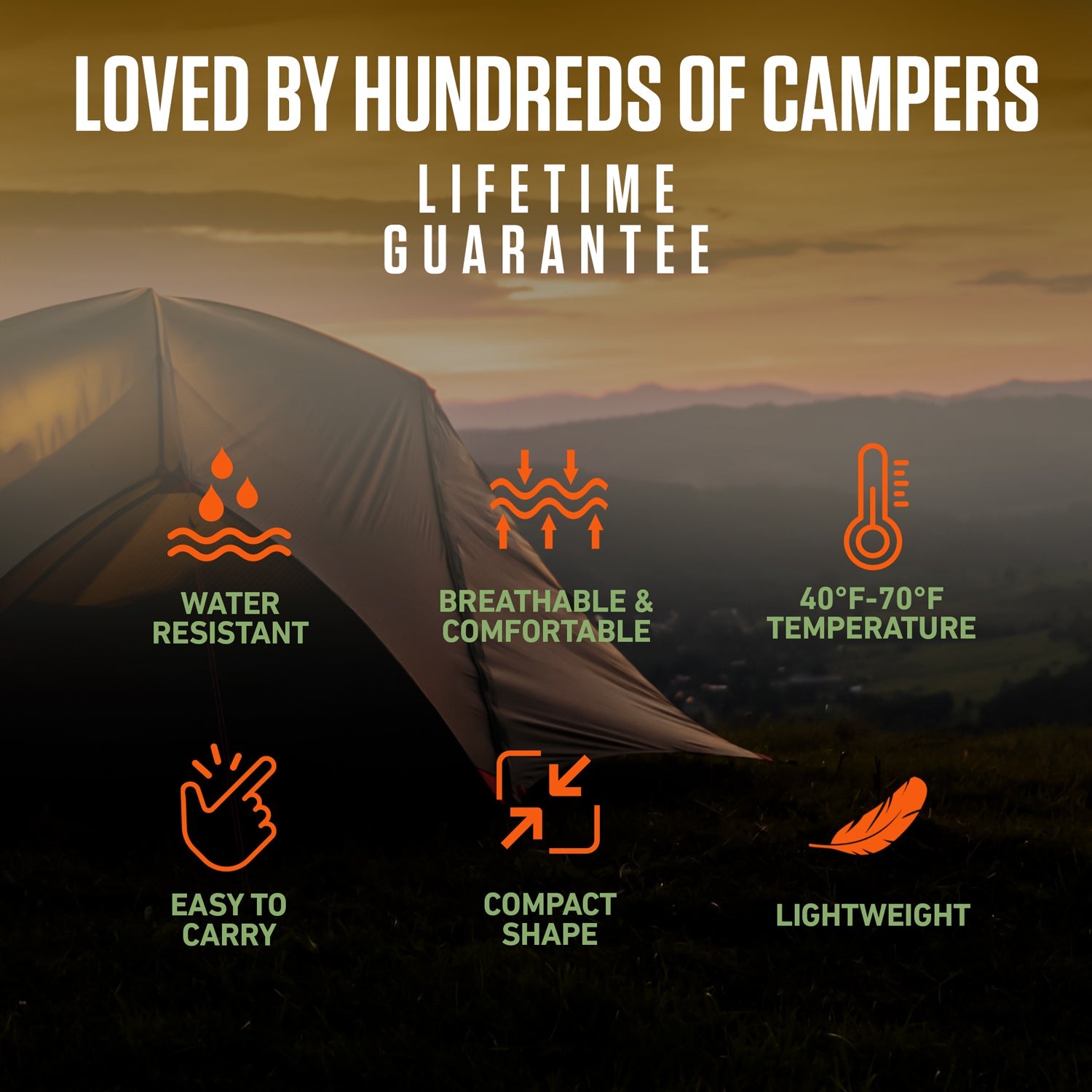 Clear Water Trading Co. — XXL Sleeping Bag for Big & Tall Campers