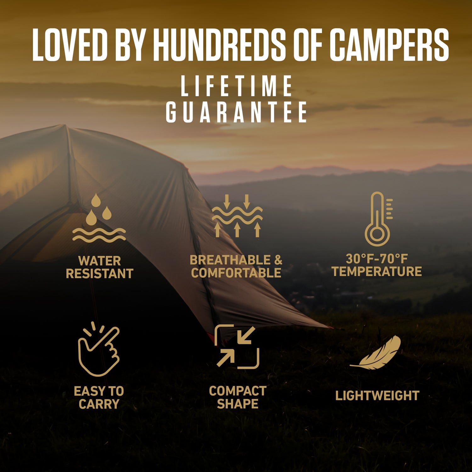 Clear Water Trading Co. — Double Sleeping Bag for Camping & Outdoor Adventure