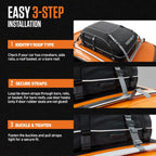Clear Water Trading Co. — 21 cu ft Waterproof Rooftop Cargo Carrier
