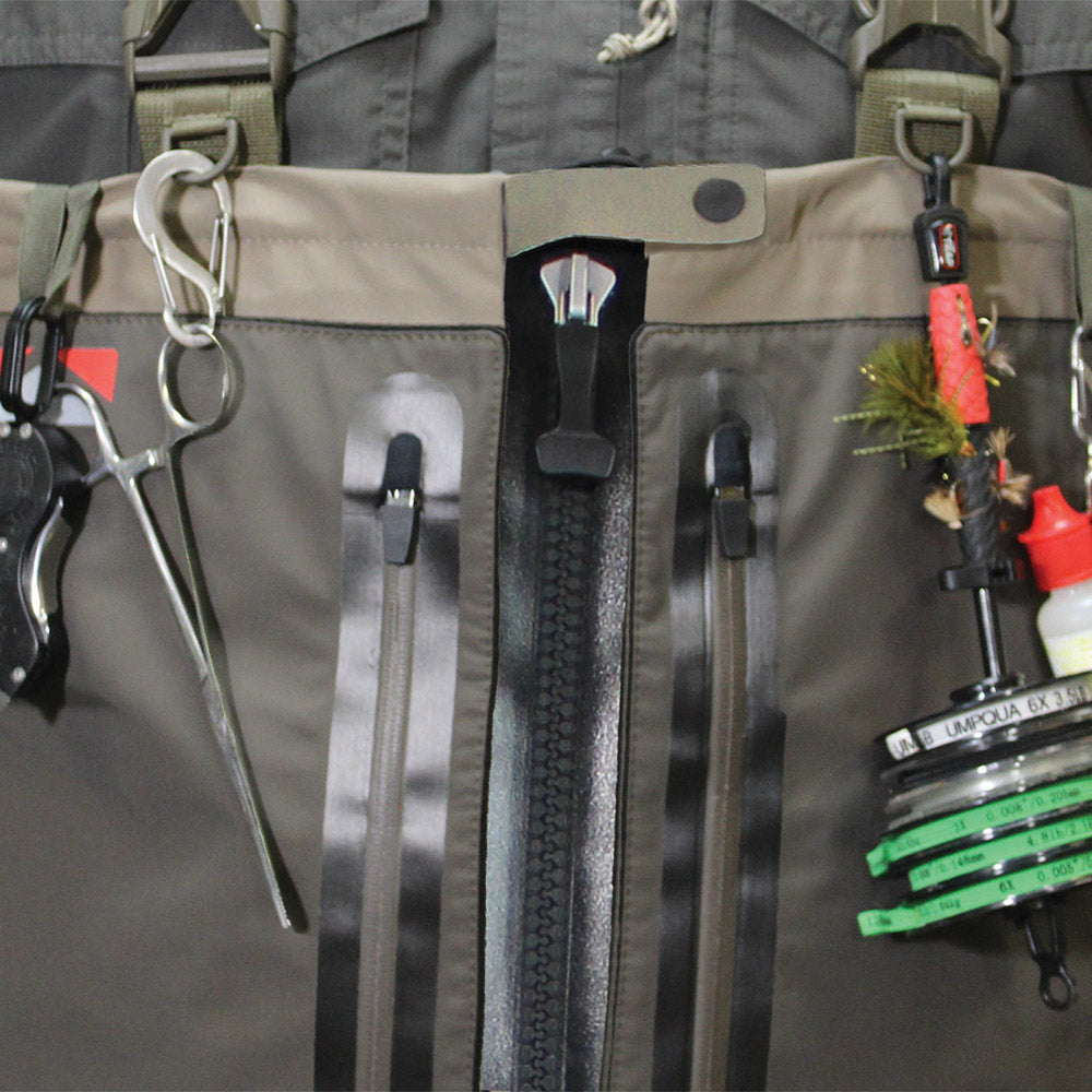 Meridian Z Waterproof Zippered Chest Waders — Professional Fly Fishing & Hunting Gear