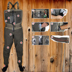 Meridian Z Waterproof Light-weight, Breathable Zippered Chest Waders — Professional Fly Fishing & Hunting Gear