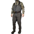 PINNACLE Zippered Breathable Camo Hunting/Fishing Wader 1200g