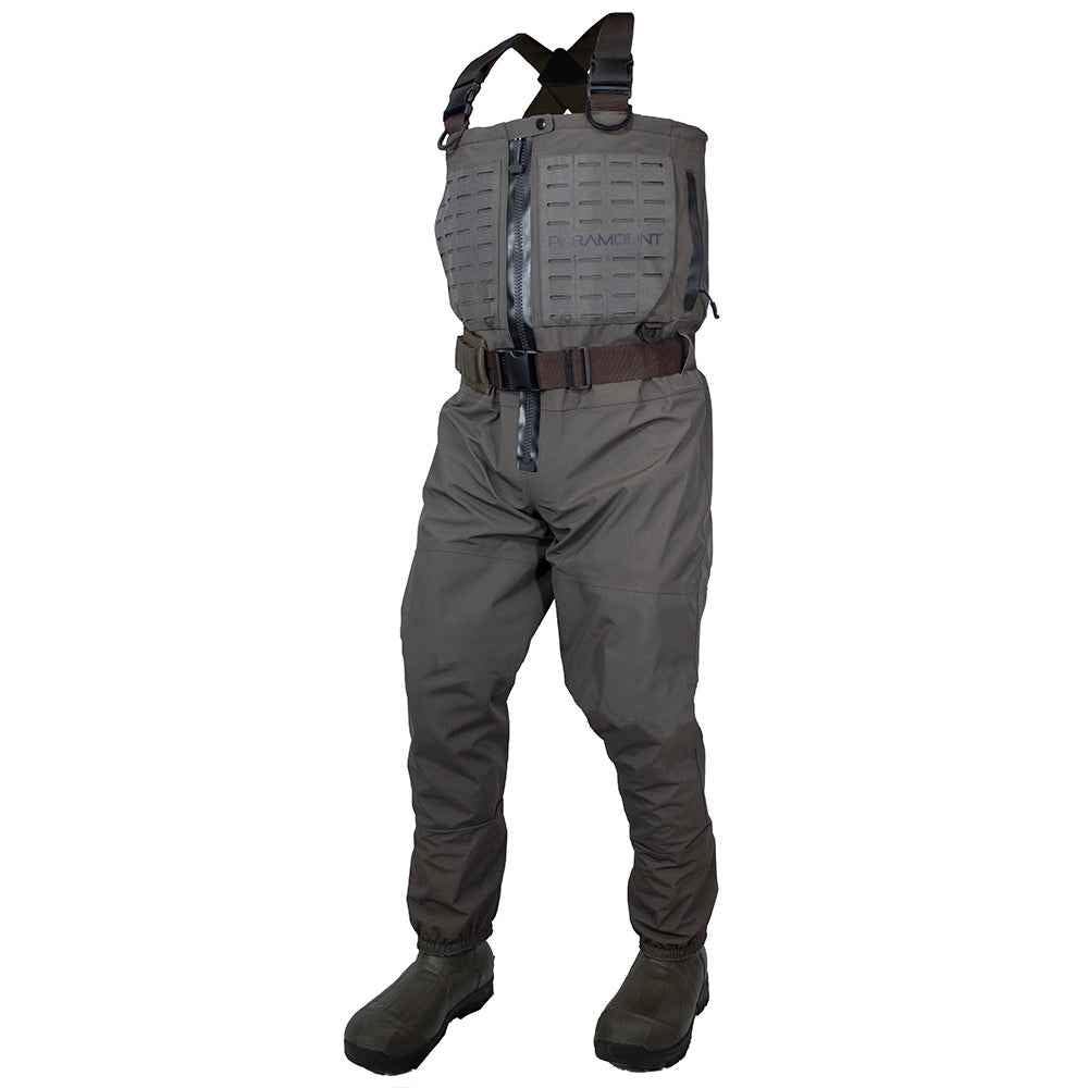 PINNACLE Zippered Breathable Camo Hunting/Fishing Wader 1200g