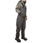 PINNACLE Zippered Breathable Camo Hunting/Fishing Wader 1200g