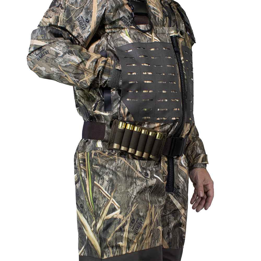 PINNACLE Zippered Breathable Camo Hunting/Fishing Wader 1200g