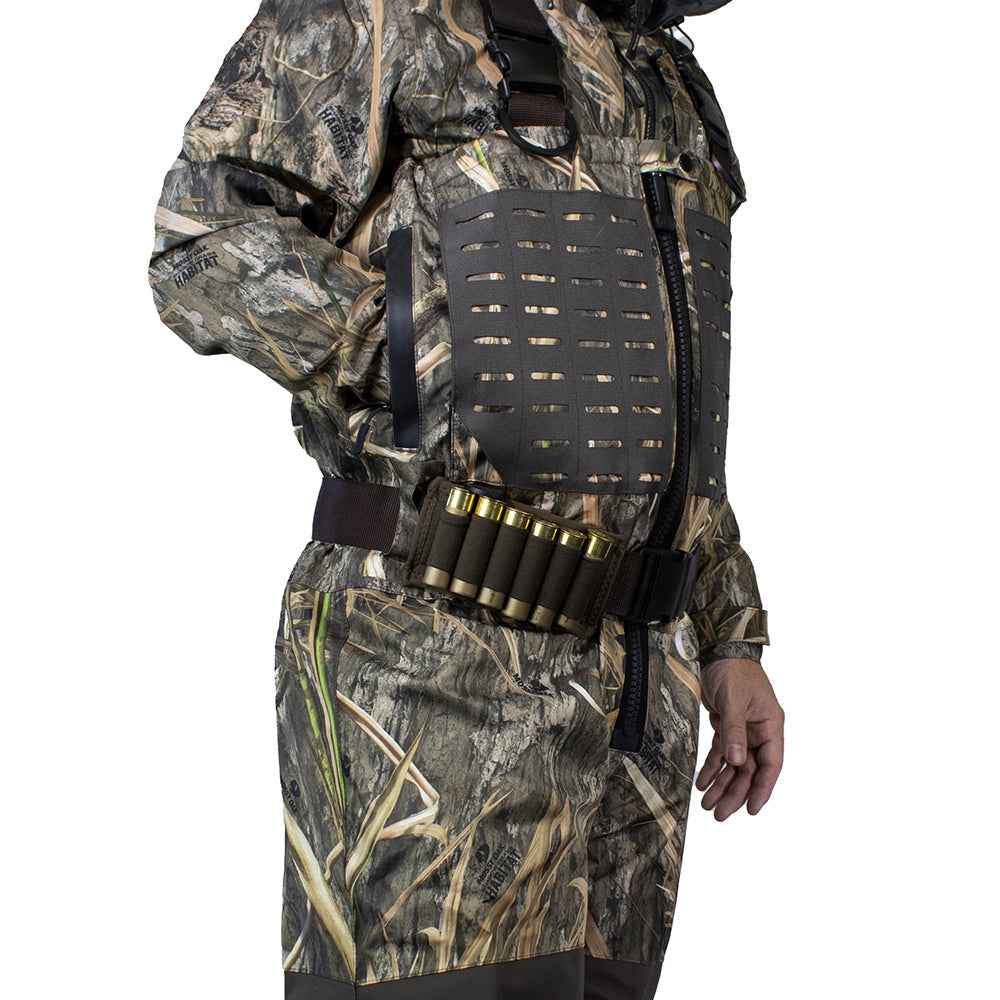 PINNACLE Zippered Breathable Camo Hunting/Fishing Wader 1200g