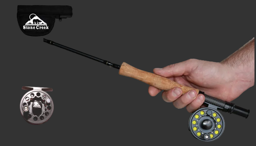Mini Fly Fishing Rod/Reel Combo Outfit