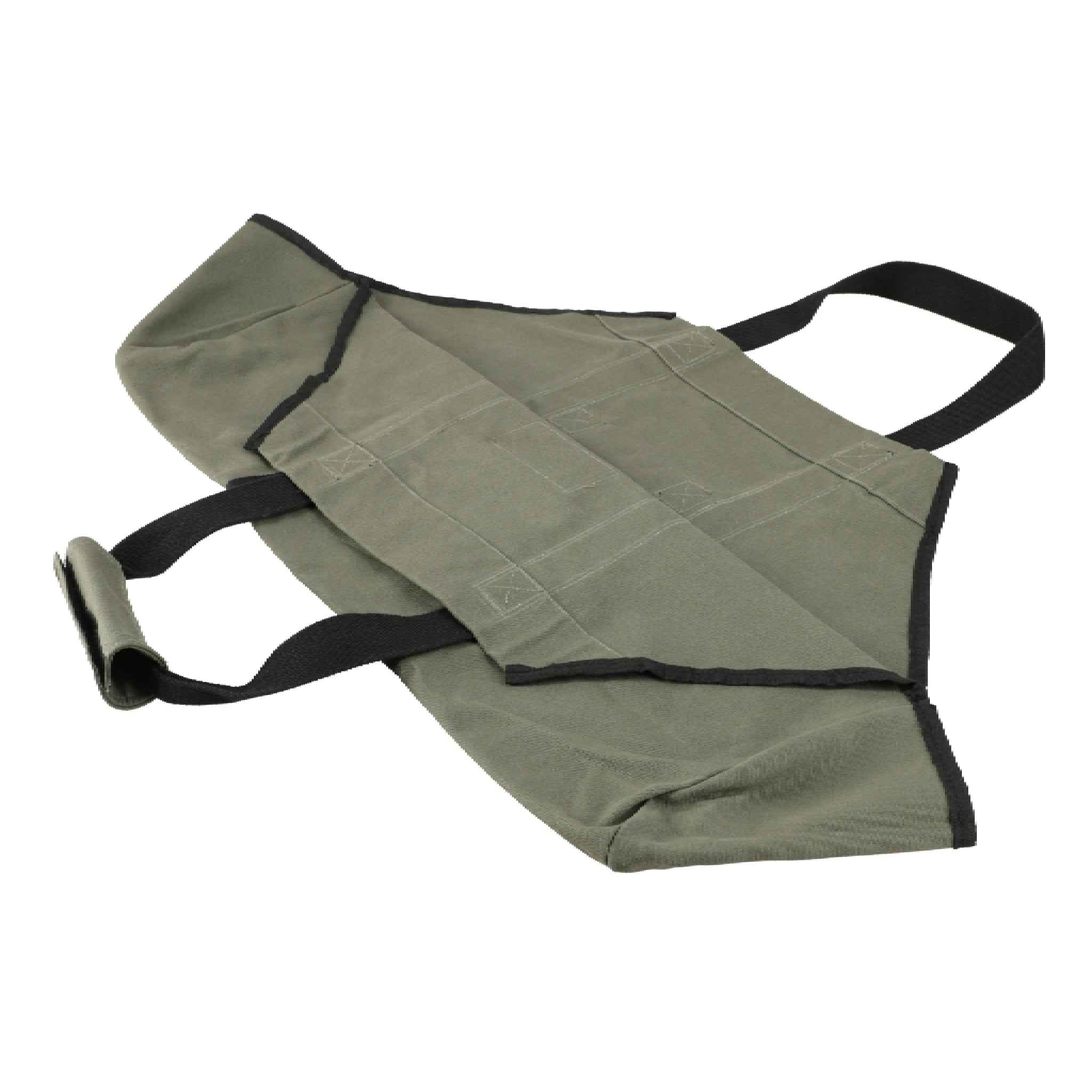 The Mayflower: Heavy-Duty Waxed Canvas Log Carrier