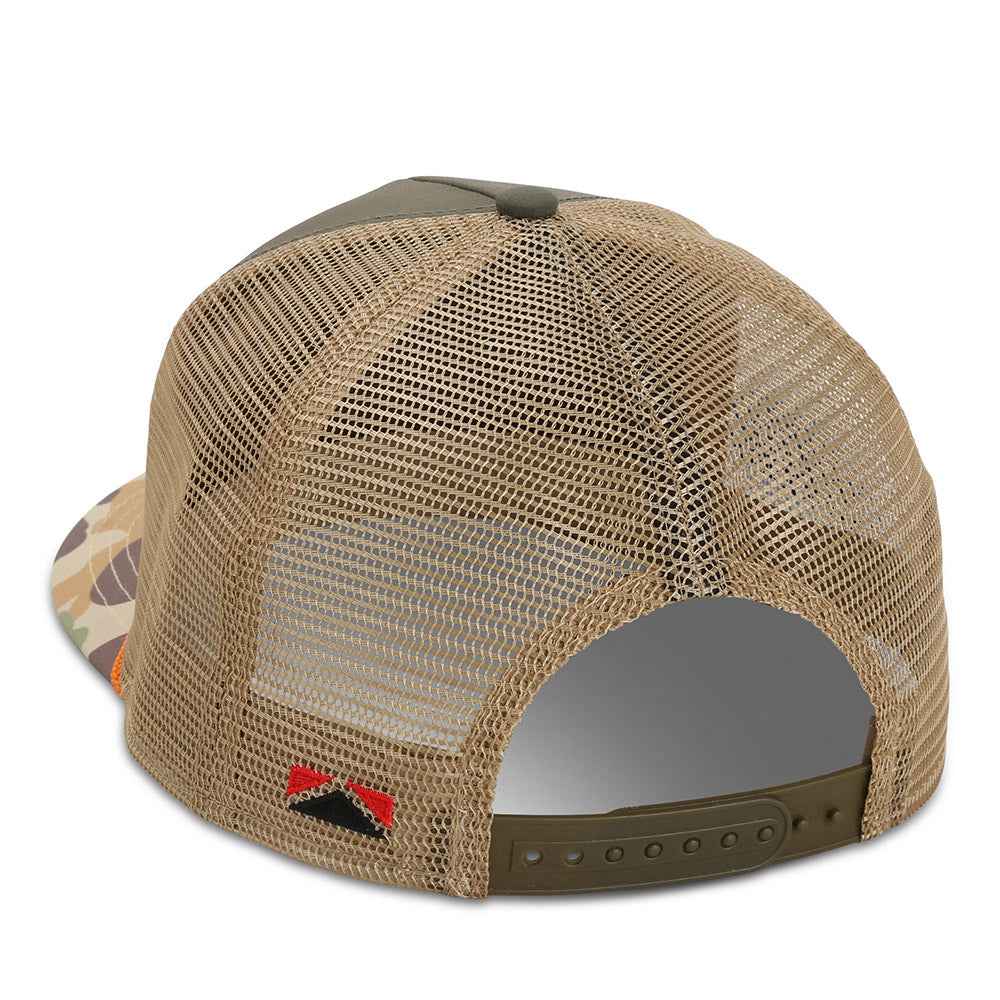 Wood Duck Hat 5-Panel Ridgeline Mesh Back Cap