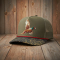 Pheasant Upland 5-Panel Trucker Rope Cap - Stylish Pheasant Trucker Cap for Outdoor Adventures