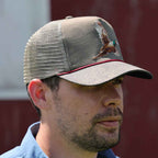 Pheasant Upland 5-Panel Trucker Rope Cap - Stylish Pheasant Trucker Cap for Outdoor Adventures