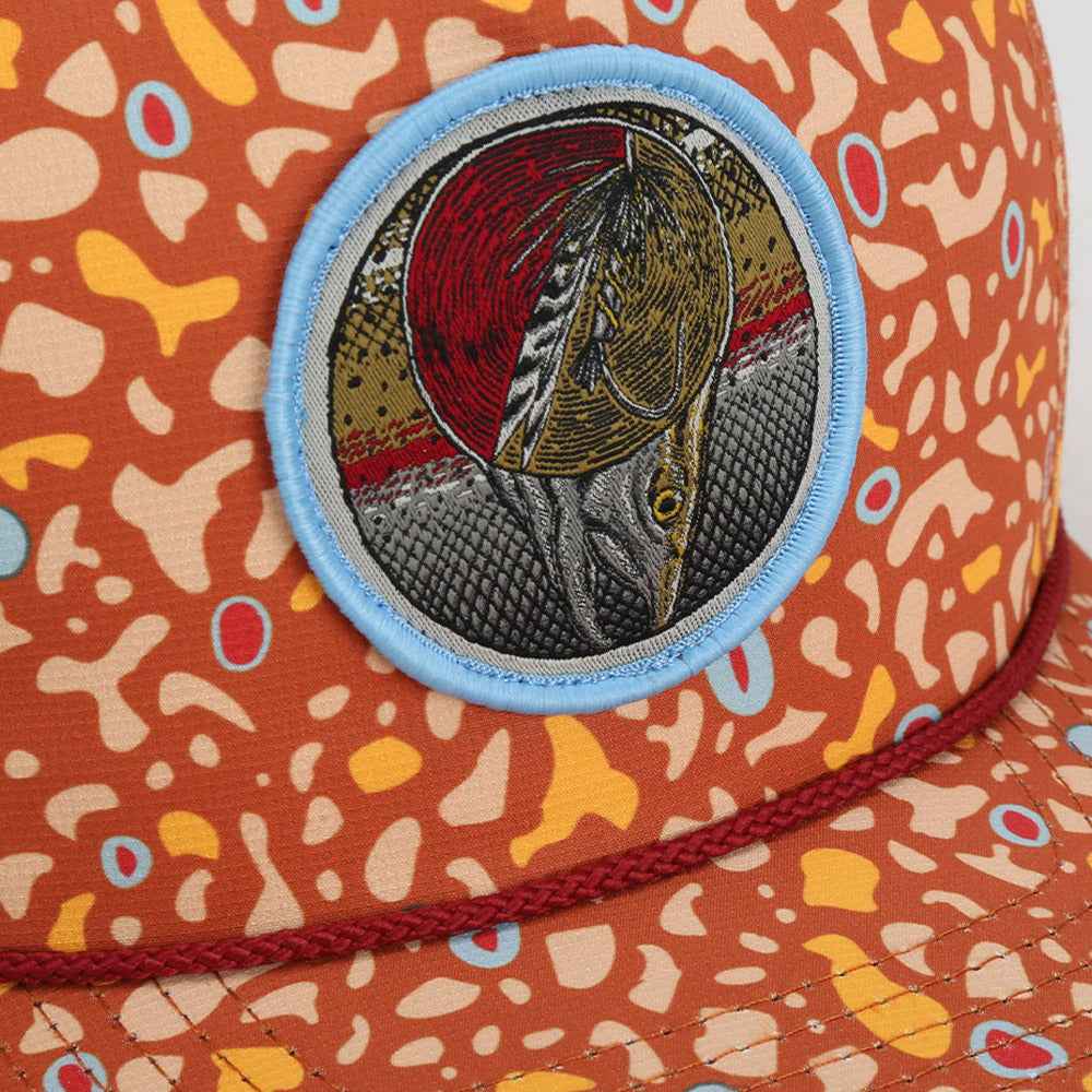 Dead Drift Fly Fishing Hat – Adjustable Trucker Cap with Rope Detail