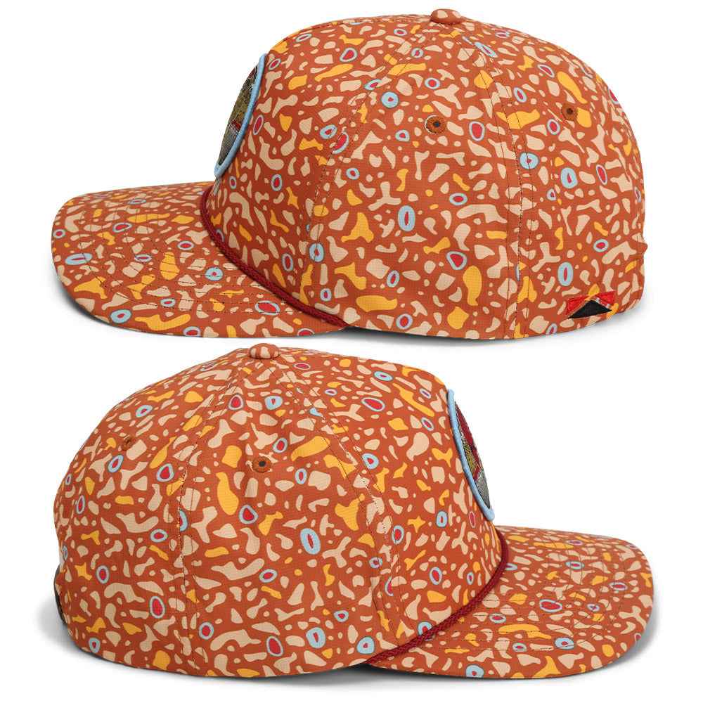 Dead Drift Fly Fishing Hat – Adjustable Trucker Cap with Rope Detail