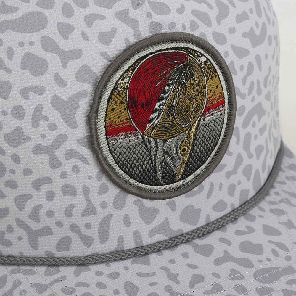 Dead Drift Fly Fishing Hat – Adjustable Trucker Cap with Rope Detail