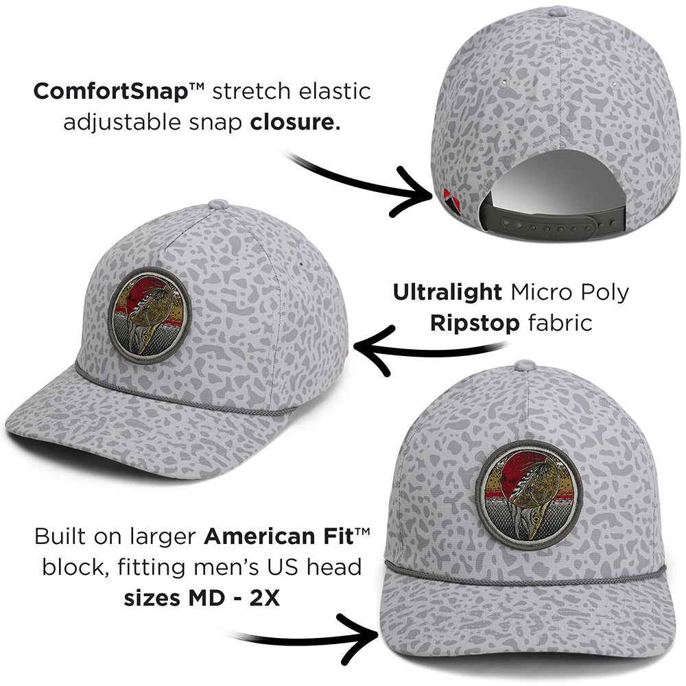 Dead Drift Fly Fishing Hat – Adjustable Trucker Cap with Rope Detail