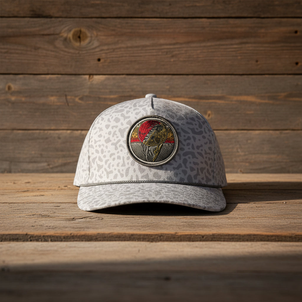 Dead Drift Fly Fishing Hat – Adjustable Trucker Cap with Rope Detail